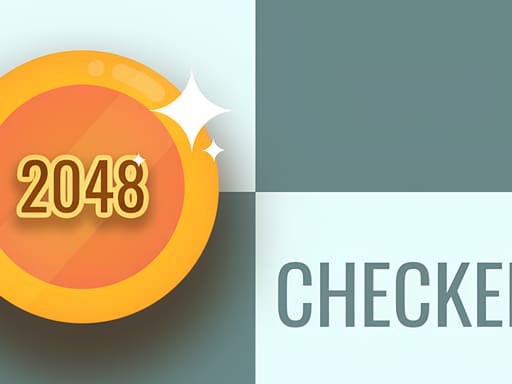 2048 checkers key art
