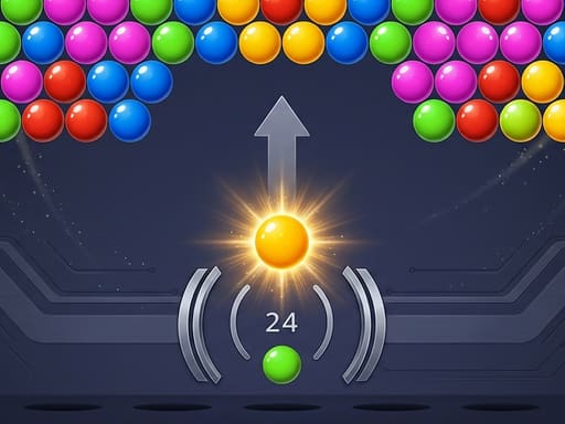 Bubble Shooter Mega key art