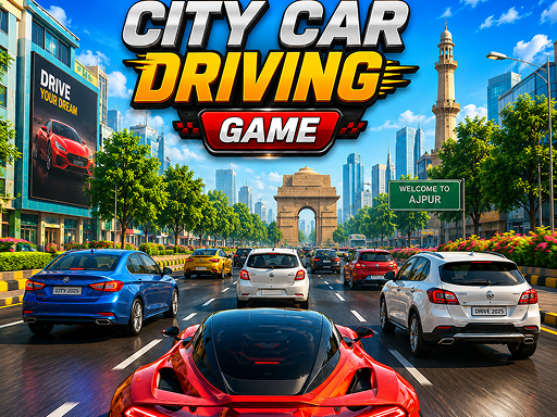 City Car Driving Game key art