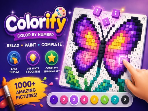 Colorify Color by Number key art