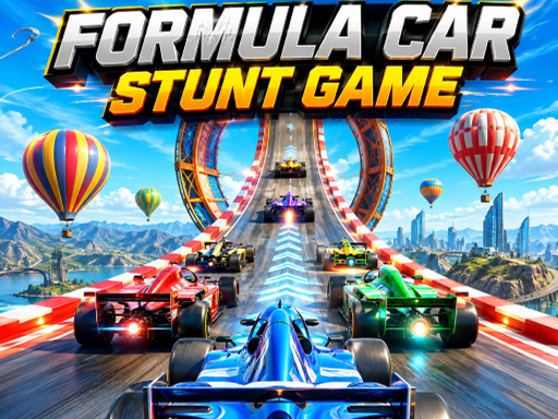 Formula Car Stunt Game key art