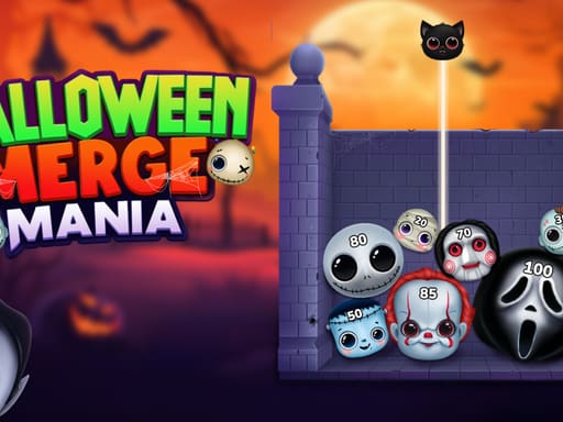 Halloween Merge Mania key art