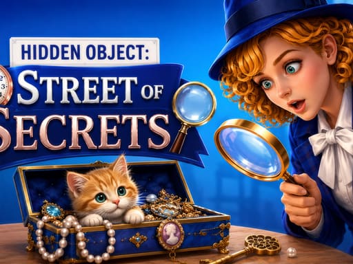Hidden Object: Street Of Secrets key art