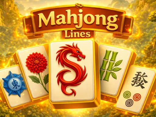 Mahjong Lines: Tile Connect key art