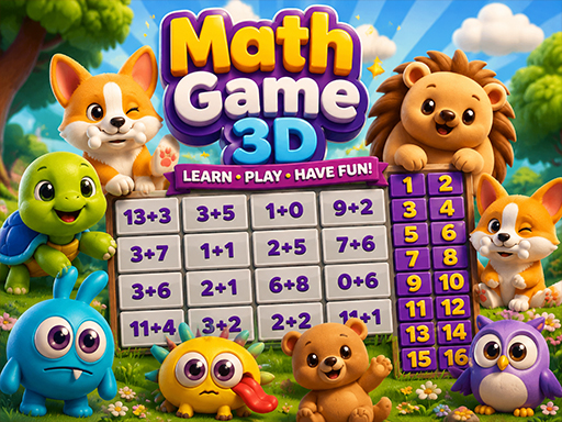 Math Game 3D key art