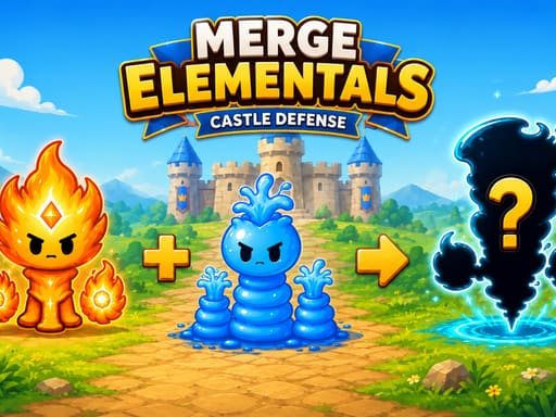 Merge Elementals: Castle Defense key art