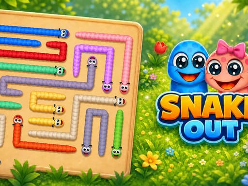 Snake Out: Maze Escape key art