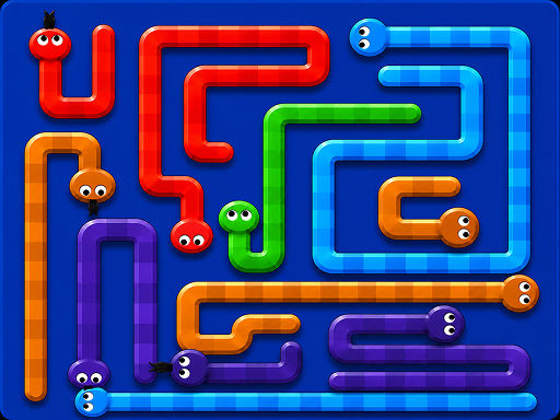 Snake Out Puzzle Game key art