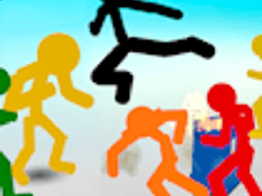 Stickman Street Fighting 3D key art
