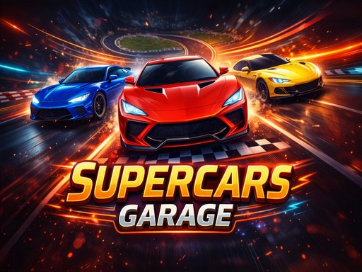 Supercars Garage key art